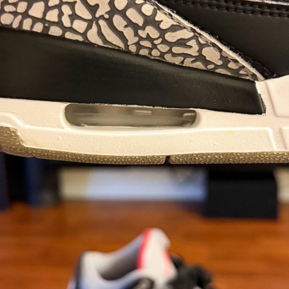 Jordan Sneakers with Black, Gray, and Red Accents - Picture 6 of 12